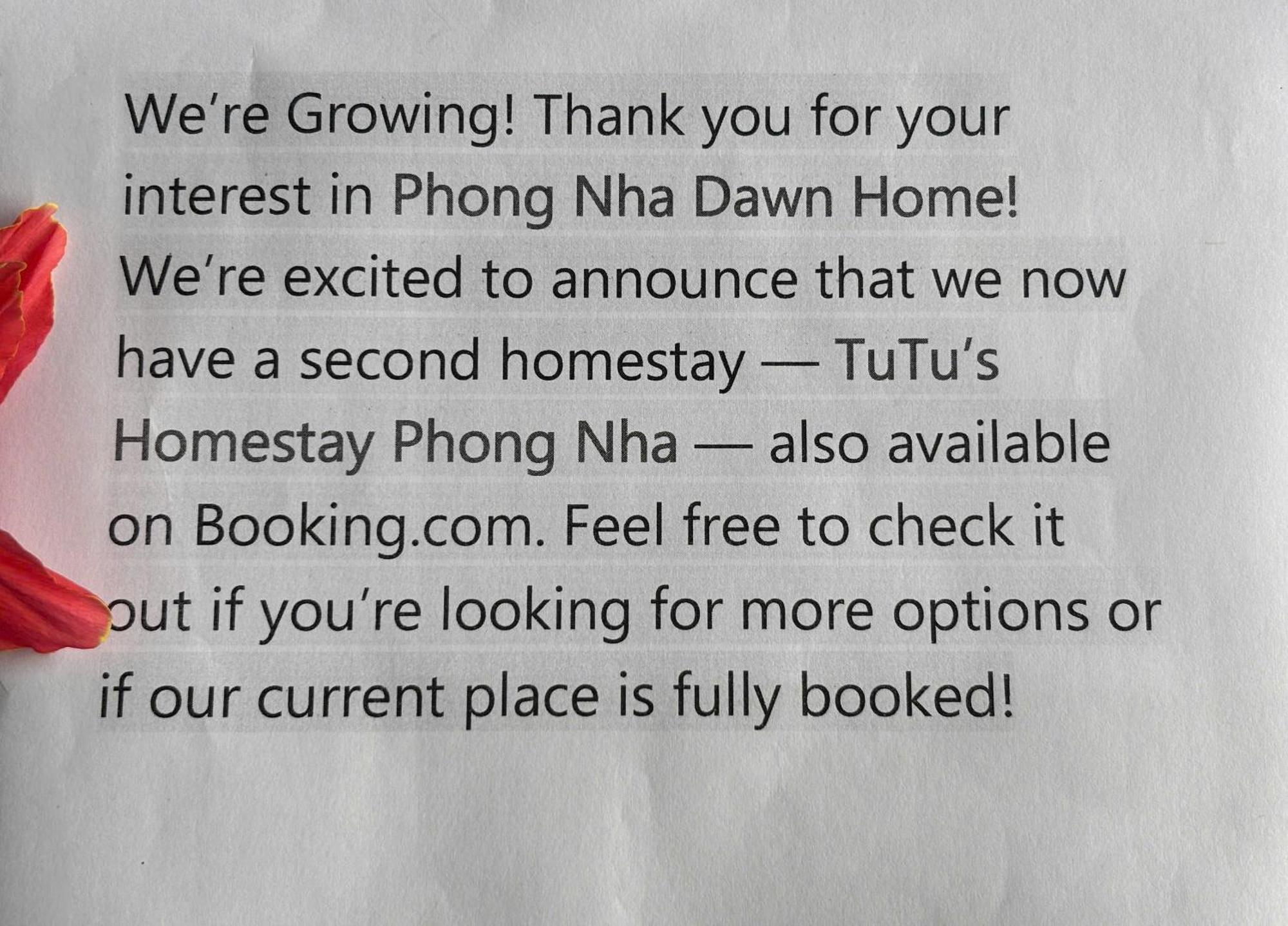 Phong Nha Dawn Home Exterior foto